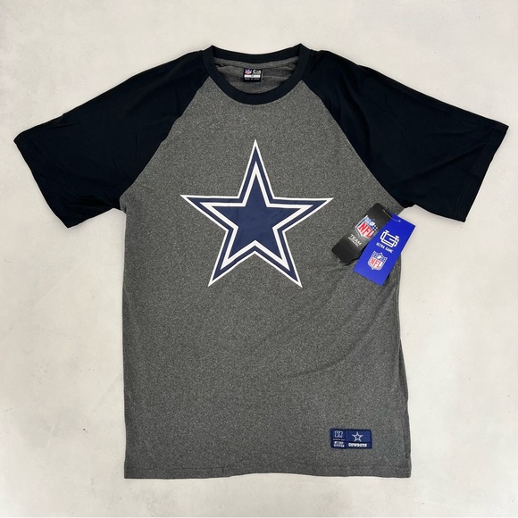 Nfl Apparel Other - NFL Ultra Game‎ Mens Medium T-Shirt Black Gray Dallas Cowboys Short Sleeve NWT